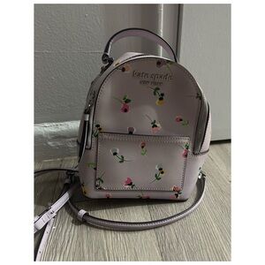 Kate Spade Mini Lavender Floral Backpack